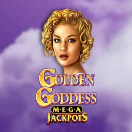 Logo of Golden Goddess Megajackpots from IGT at Betshop Casino