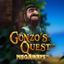 Logo of Gonzo's Quest Megaways from Red Tiger Gaming at Betshop Casino