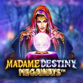 Madame Destiny Megaways logo by Pragmatic Play Betshop Casino