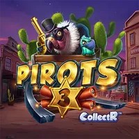 Pirots 3 slot icon by ELK Studios, available at Betshop Casino