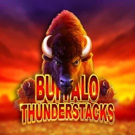 Buffalo Thunderstacks logo – Slots by Amatic Industries at Betshop Casino