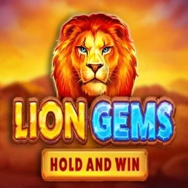 Logo of Lion Gems Hold and Win from Playson at Betshop Casino