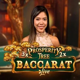 Official Live Casino logo: Prosperity Tree Baccarat by Evolution at Betshop Casino