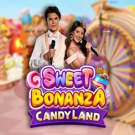 Sweet Bonanza Candy Land Live slot visual from Pragmatic Play available on feedbackshop.gr