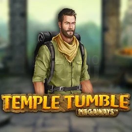 Logo of Temple Tumble Megaways from Relax Gaming at Betshop Casino
