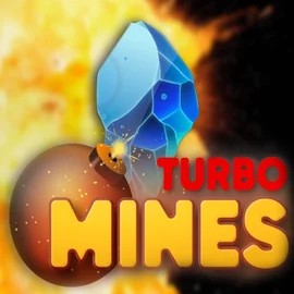 Turbo Mines slot visual from Turbo Games available on feedbackshop.gr
